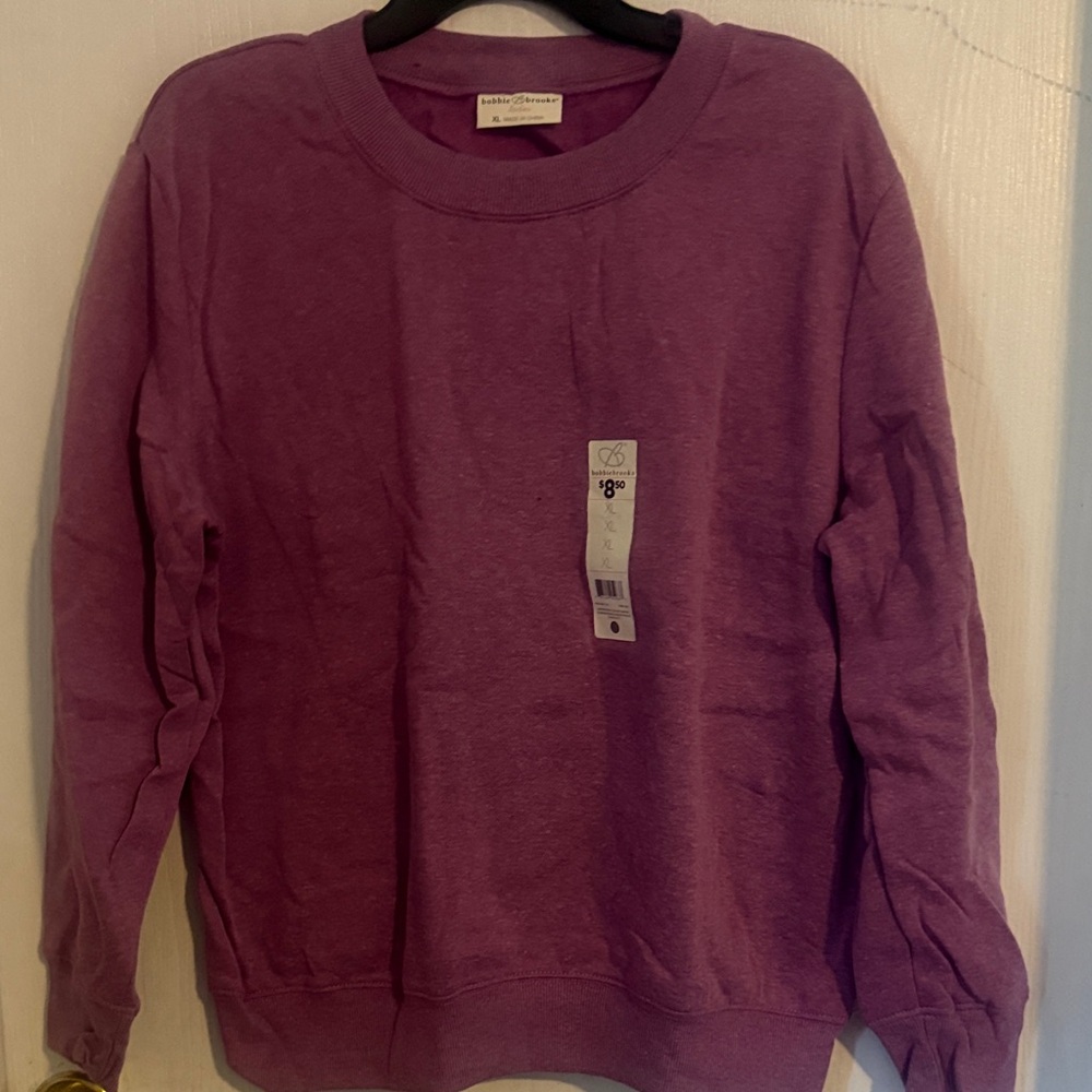 Bobbie Brooks Lavender Crewneck Top